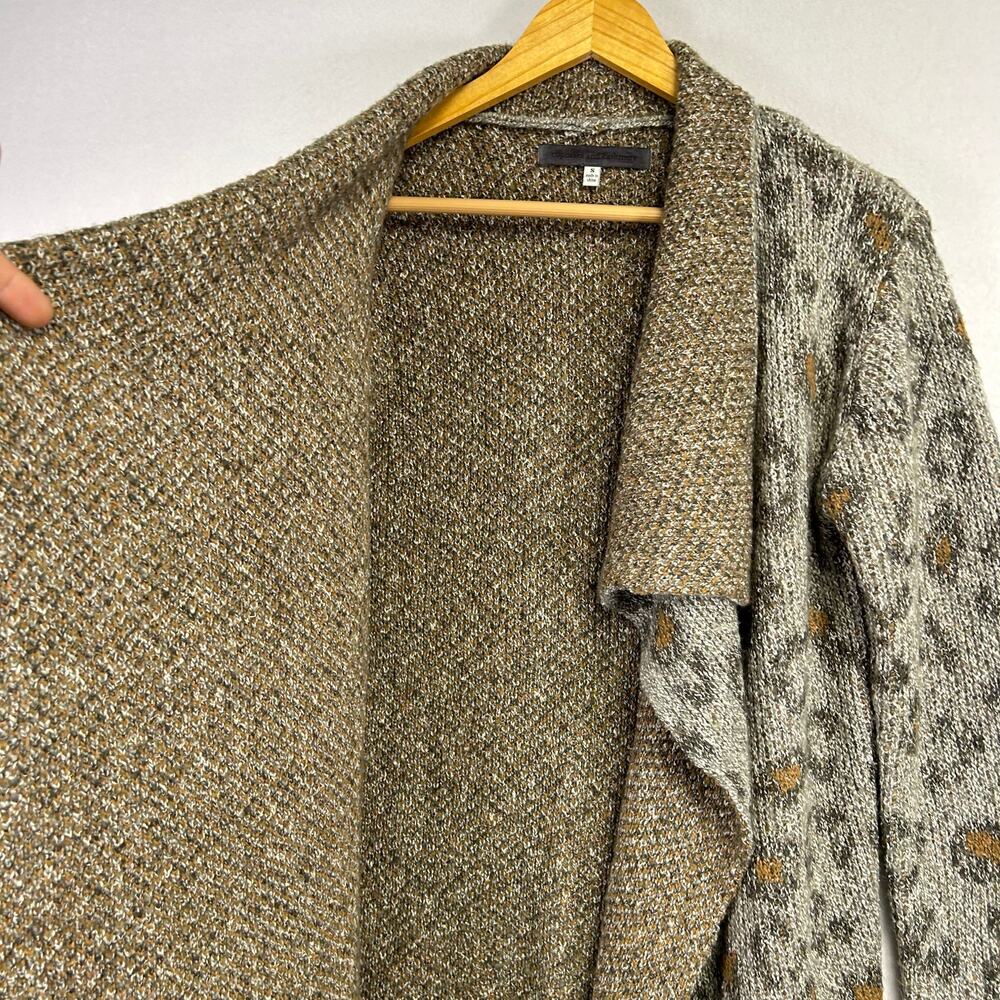 Cupcakes & Cashmere Mel Leopard Cardigan -Size Small Bobo Chic Casual - Picture 8 of 12